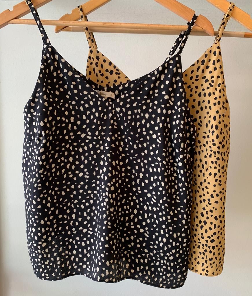 BLUSA ALCA REGATA ANIMAL PRINT